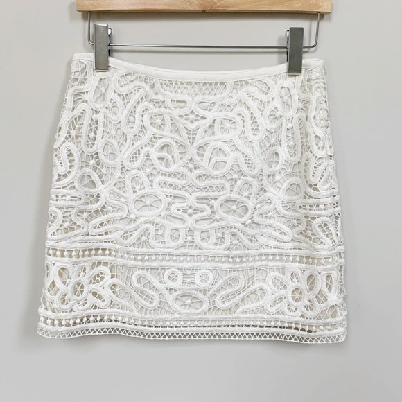 Club Monaco Dresses & Skirts - Club Monaco Doris Antique Crocheted Lace Skirt